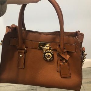 Michael Kors Hamilton Tan purse